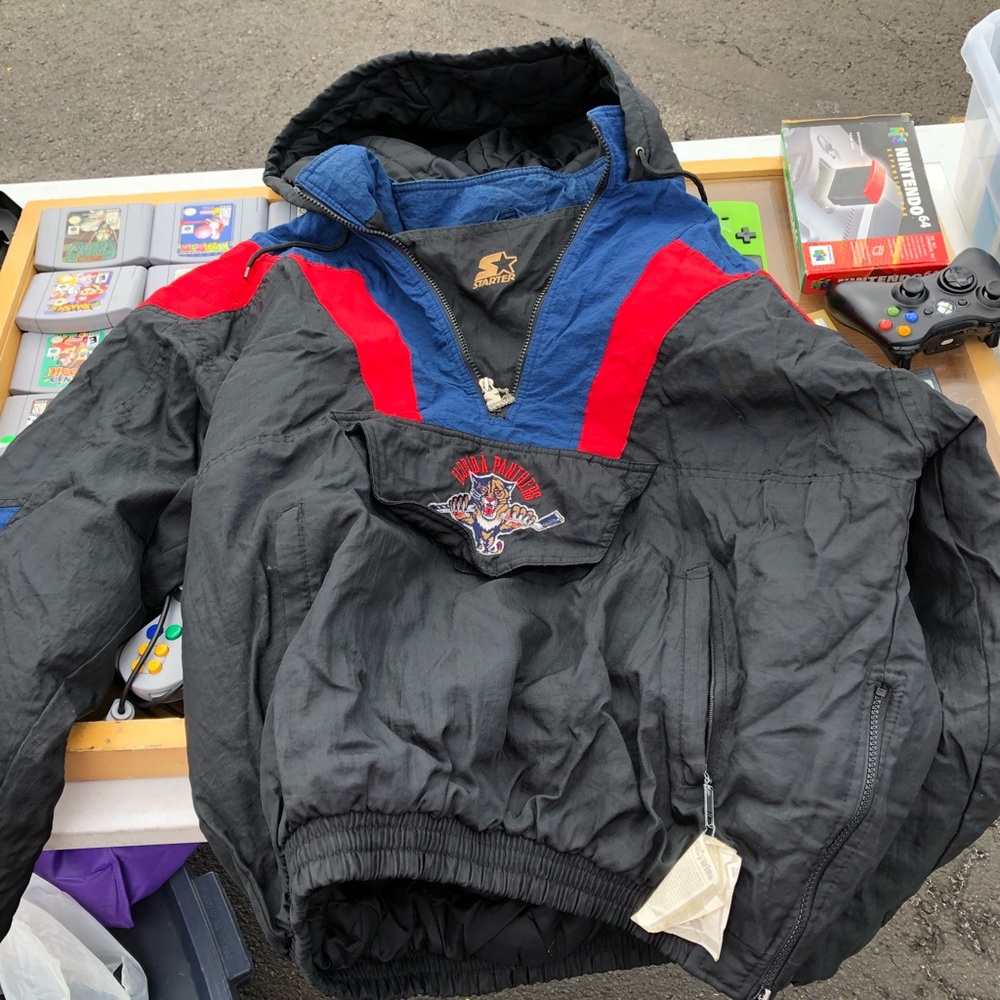 Florida Panthers Starter Jacket (broken zipper)